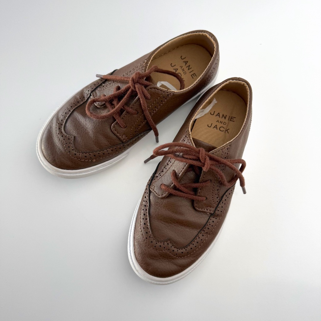 Janie And Jack Wingtip Sneaker Size 1